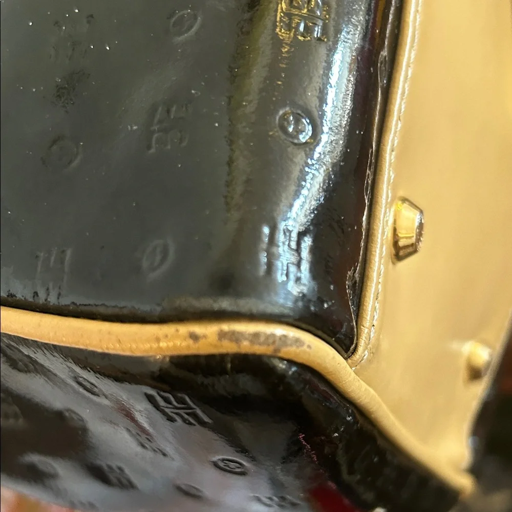 Arcadia Black and Tan Satchel